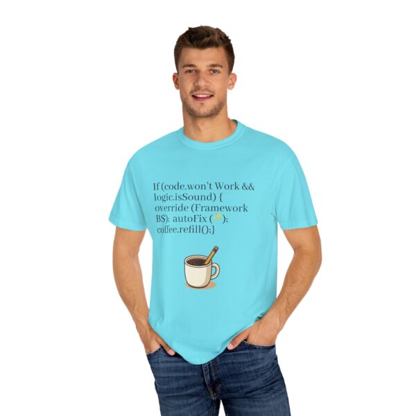 Playful Programmer T-Shirt, Coding Humor Tee, Unisex Graphic Shirt, Gift for Developers, Tech Lover Apparel