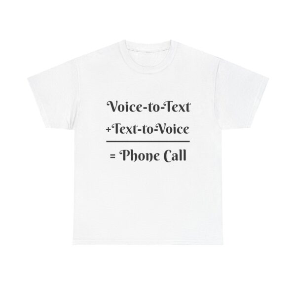 Voice-to-Text Unisex Tee, Humor Shirt, Communication Gift, Casual Wear, Tech Lover Tee