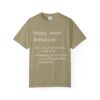 Funny Definition T-Shirt - AI Irony Teaching Tee