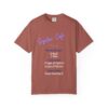Unisex Cafe Menu T-Shirt for Foodies & Programmers - Trendy Garment-Dyed Tee