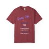 Unisex Cafe Menu T-Shirt for Foodies & Programmers - Trendy Garment-Dyed Tee
